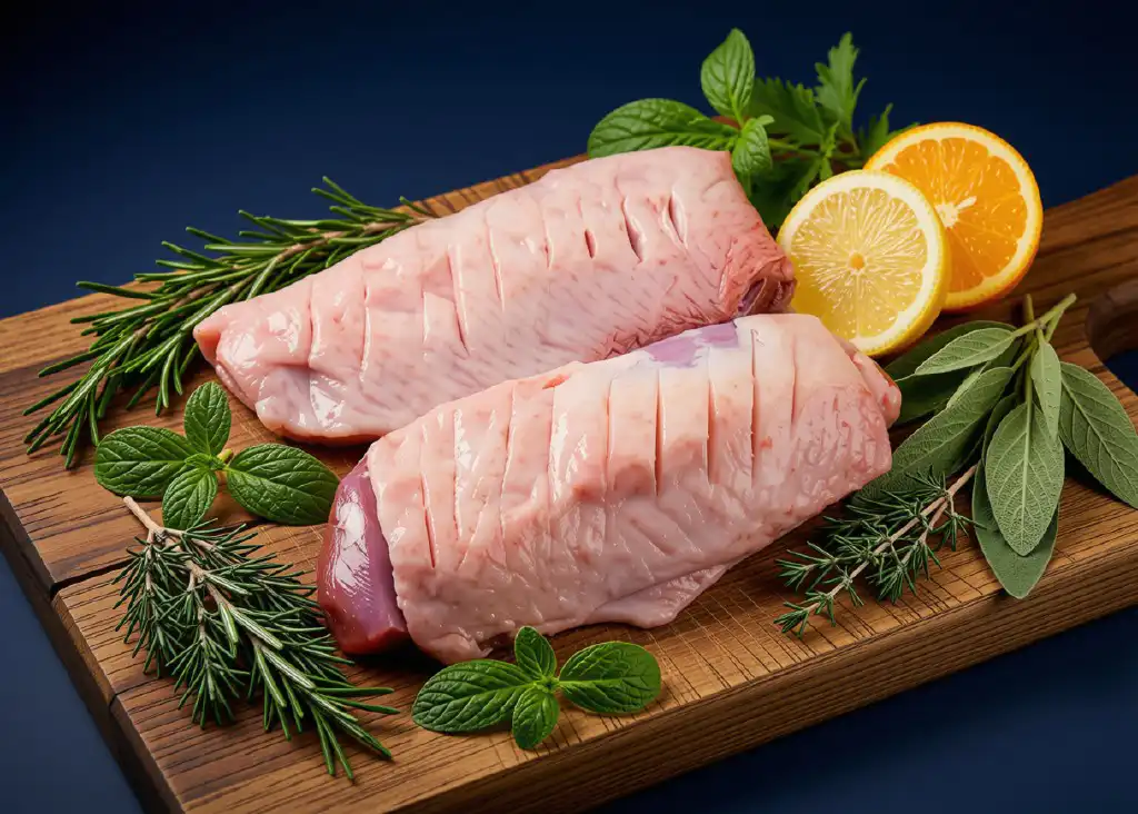 Gänsebrust mit Knochen aus Ungarn 950g