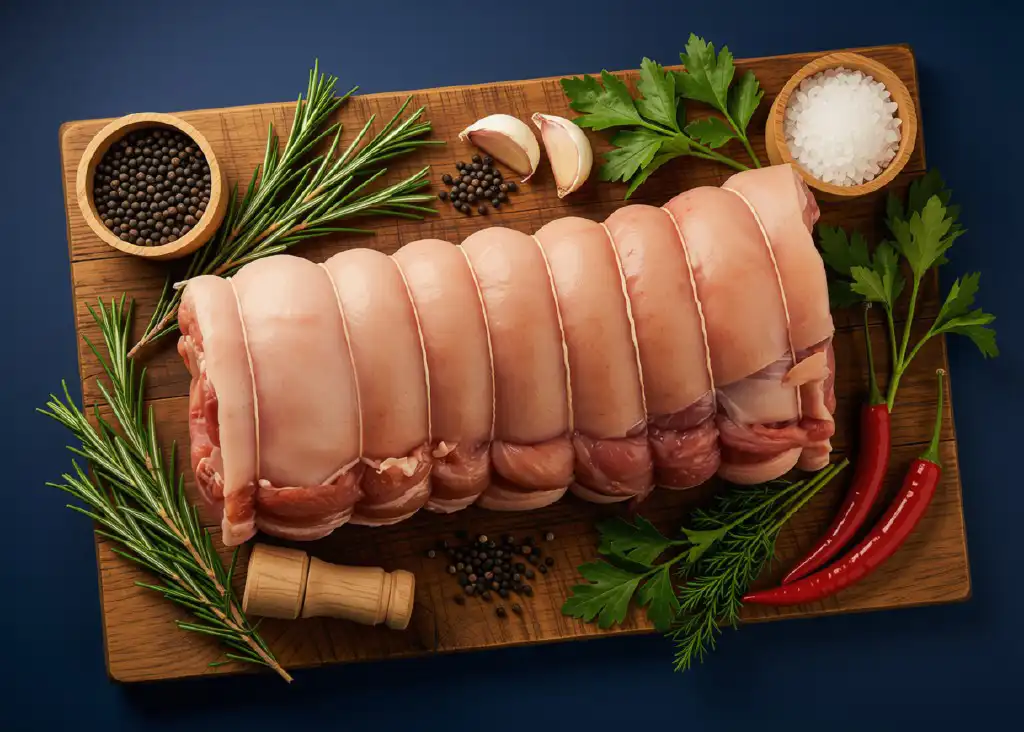 Spanferkelrollbraten